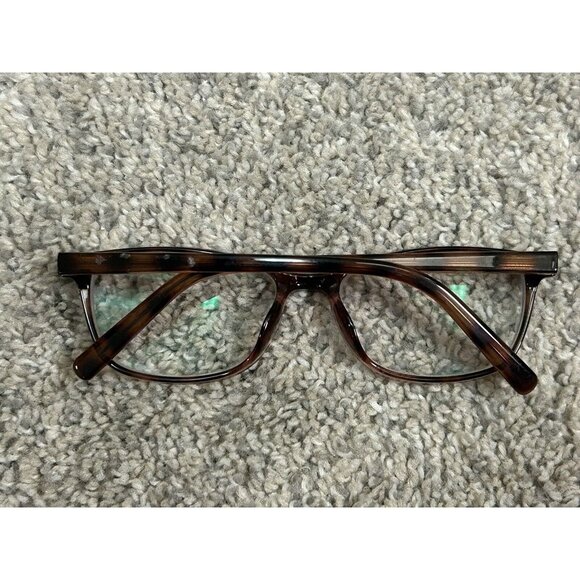 Zenni‎ 2027315 Rectangular Eyeglasses Frame Brown Flex 54-16-140 EUC - Picture 1 of 6